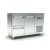 Ψυγείο πάγκος 135x70x87cm με 2 συρτάρια και 1 πόρτα GN INOXDOBROS PSM13570.2SIR