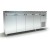 Ψυγείο πάγκος συντήρησης 225x70x87cm με 4 πόρτες GN INOXDOBROS PSM22570