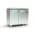 Ψυγείο πάγκος συντήρησης 105x60x87cm με 2 πόρτες GN χωρίς ψυκτική μηχανή INOXDOBROS PS10560