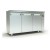 Ψυγείο πάγκος συντήρησης 150x70x87cm με 3 πόρτες GN χωρίς ψυκτική μηχανή INOXDOBROS PS15070