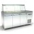 Ψυγείο σαλατών 180x70x126 με 3 πόρτες GN INOXDOBROS PSM18070SALAD