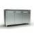 Ψυγείο Πάγκος κατάψυξης 150x60x87 με 3 πόρτες GN χωρίς ψυκτική μηχανή INOXDOBROS PSK15060
