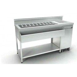 Ερμάριο μπαρ 100x70x87cm INOXDOBROS BARS100