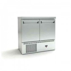 Ψυγείο πάγκος συντήρησης 90x70x87cm με 2 πόρτες GN με ψυκτική μηχανή κάτω INOXDOBROS PSM9070DM