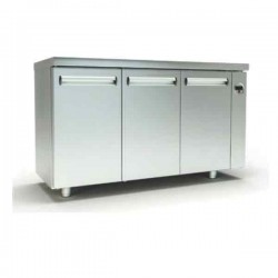 Ψυγείο πάγκος συντήρησης 150x60x87cm με 3 πόρτες GN χωρίς ψυκτική μηχανή INOXDOBROS PS15060 Ψυγείο πάγκος συντήρησης 150x60x87cm με 3 πόρτες GN χωρίς ψυκτική μηχανή INOXDOBROS PS15060