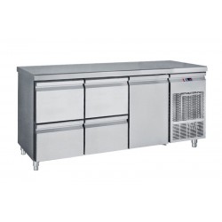 Ψυγείο Πάγκος 185x70x85cm Συντήρηση Με 2 Συρταριέρες Και 1 Πόρτα GN BAMBASfrost PG1852S1P Ψυγείο Πάγκος 185x70x85cm Συντήρηση Με 2 Συρταριέρες Και 1 Πόρτα GN BAMBASfrost PG1852S1P