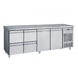 Ψυγείο Πάγκος 239x70x85cm Συντήρηση Με 2 Συρταριέρες Και 2 Πόρτες GN BAMBASfrost PG2392S2P Ψυγείο Πάγκος 239x70x85cm Συντήρηση Με 2 Συρταριέρες Και 2 Πόρτες GN BAMBASfrost PG2392S2P