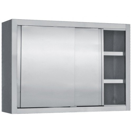 Ποτηριέρα 180x35x70cm Με Πόρτες BAMBASfrost Inox PΙ180
