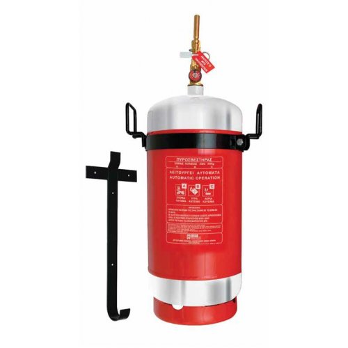 Πυροσβεστήρας 25Kg Ξηράς Σκόνης Τοπ. Εφαρμ. INOX MOBIAK  MBK10-250PA-L1SS