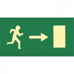 Πινακίδα ΕΞΟΔΟΣ ΔΕΞΙΑ MOBIAK KX15-PVCLB-02A