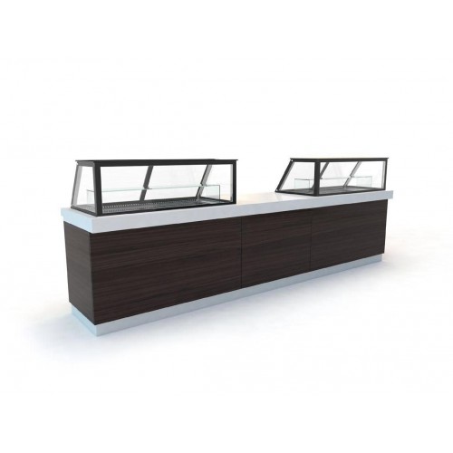 Ψυχόμενη βιτρίνα 229 εκ σειρά Corian display panini INOXDOBROS PSM22975CE