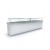 Ψυχόμενη βιτρίνα 139 εκ σειρά Corian line display extra clear INOXDOBROS PSM13985CE