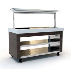 Μπουφέ θερμαινόμενο για 5 G/N 1/1 INOXDOBROS RED5 5GN 1/1