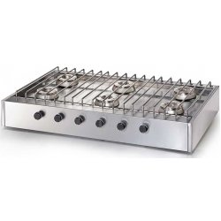 Φλόγιστρο αερίου με inox σχάρα με 6 καυστήρες VRINOX KALLISTI 6 ECO Φλόγιστρο αερίου με inox σχάρα με 6 καυστήρες VRINOX KALLISTI 6 ECO