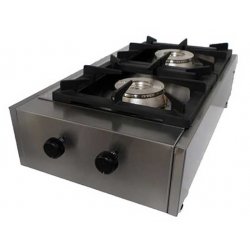 Φλόγιστρο αερίου με σχάρα μαντέμι με 2 καυστήρες VRINOX KALLISTI 2A ECOM Φλόγιστρο αερίου με σχάρα μαντέμι με 2 καυστήρες VRINOX KALLISTI 2A ECOM